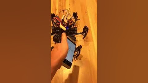 Hexapod being controlled through android app