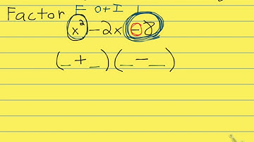 6.2 Notes - Example 3 - Factoring Trinomial with Leading 1