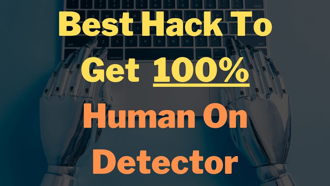 Chat GPT - Pass Detection 100% Human Written With This Prompt