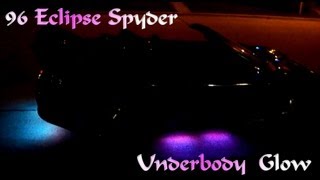 Underbody glow kit on Eclipse Spyder