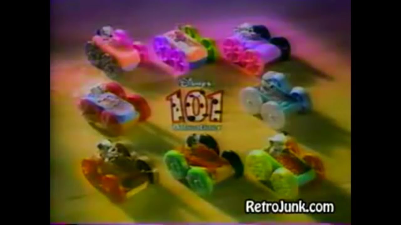 101 Dalmatians Toy Flip Cars Mcdonalds