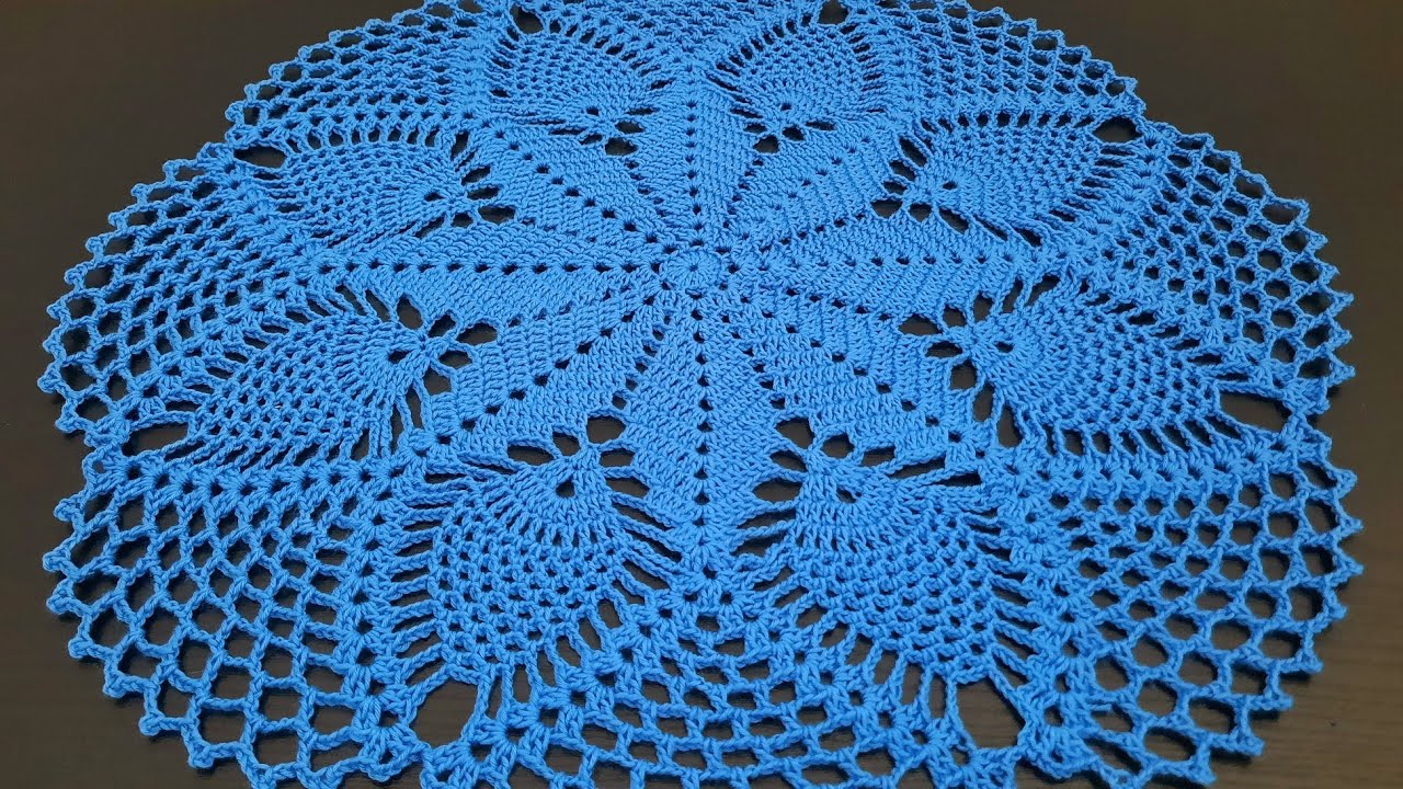 Tutorial doily rajut motif39 Crochet doily tutorial YouTube