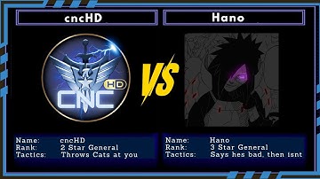 LIVE - Bo21 cncHD vs Hano - 1vs1  [C&C Generals Zero Hour]