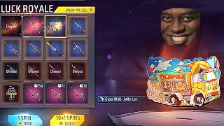 Free Fire Luck Royale Gloo Wall Skin 🤩 Create Opening With 50k FF Coins