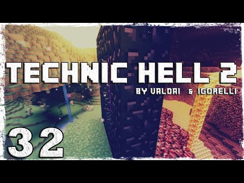 Смотреть прохождение игры [Coop] Minecraft Technic Hell 2. #32: Грусть, печаль и немного крафта.