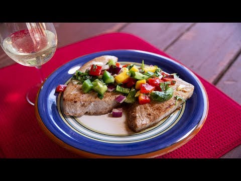 Ingles Table - Steve Woronoff | Grilled Tuna Steak With Mango Salsa