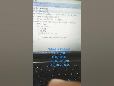 Guess the output java program| java Array concept| #java #short - YouTube