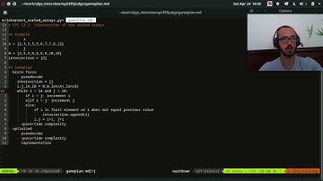 intersection of sorted arrays
