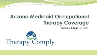 Arizona Medicaid Coverage of Occupational Therapy Services