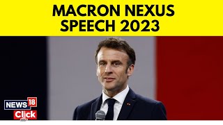 Nexus Lecture 2023 |French President Emmanuel Macron Delivers Speech On Europe In Amare |France News