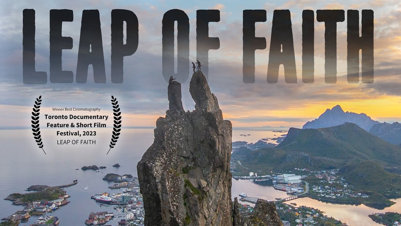Flipping across Svolværgeita (Leap of Faith)