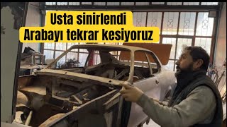 1974 OPEL MANTA A  C20LET /// ARABAYI TEKRAR KESTİK // KASAP USTALARIN HATALARI ORTAYA ÇIKTI