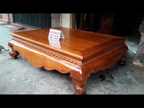 Video Sập Gụ Cổ Liền Trơn 4 mặt như nhau (Đồ Gỗ Thành Luân)... - youtube