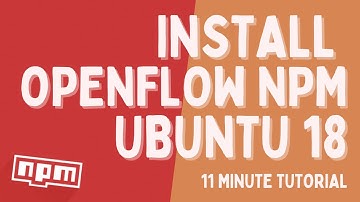 Install OpenFlow using NPM on Ubuntu 18