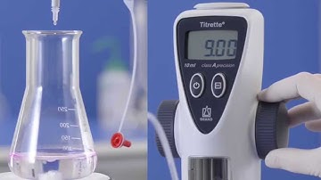 Titrette® - Titration with the digital bottle-top burette