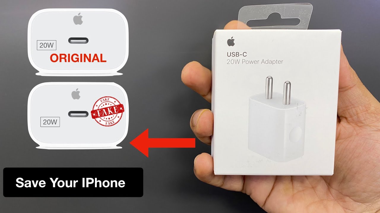 Hijsen ik lees een boek Vlot How to check Apple power Adapter is Original or Fake ? - YouTube