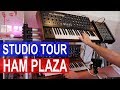 Studio Tour: Ham Plaza - synths a plenty