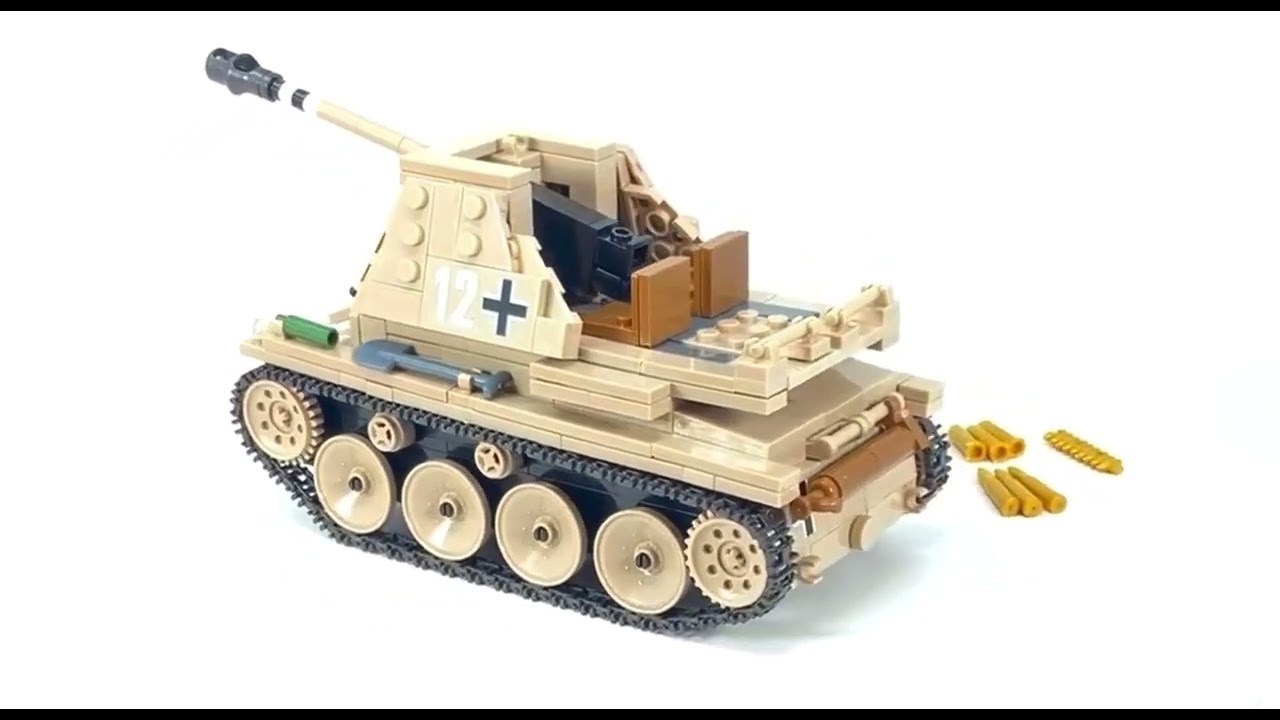 WW2 German Army Tank Destroyer SD.KFZ.138 Marder III Building