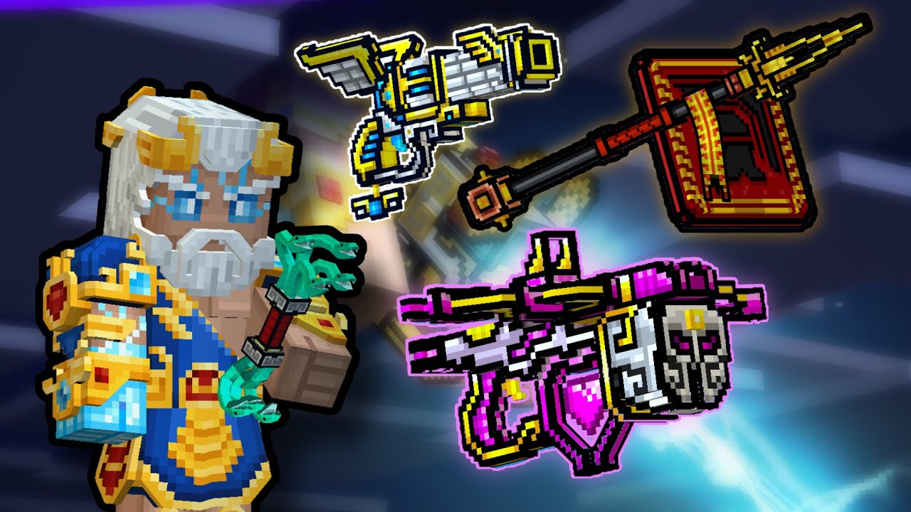 Olympian Season Battle Pass Weapons Damage Test! | Pixel Gun 3D