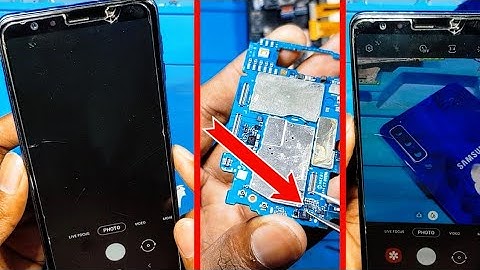 Samsung A750 Front Camera Not Working After Watar Damage