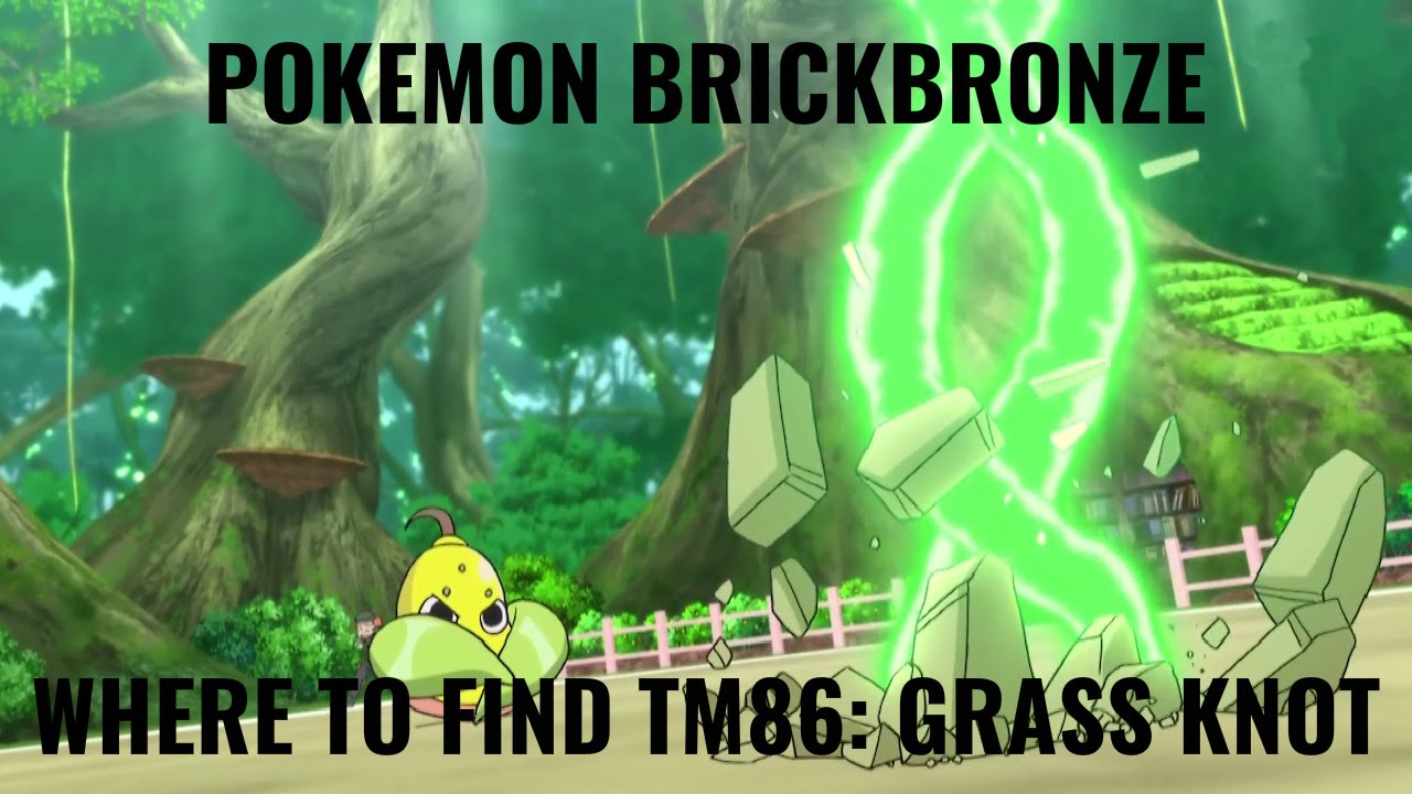 Pokemon Brick Where to FIND TM86 GRASS KNOT -