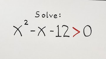 How to Solve Quadratic Inequality - Part 2