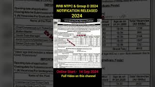 Download Lagu RRB NTPC \u0026 GROUP D NOTIFICATION RELEASED 2024 FULL DETAILS #railwayrecruitment #rrbs #railway MP3 Download Lagu RRB NTPC \u0026 GROUP D NOTIFICATION RELEASED 2024 FULL DETAILS #railwayrecruitment #rrbs #railway MP3