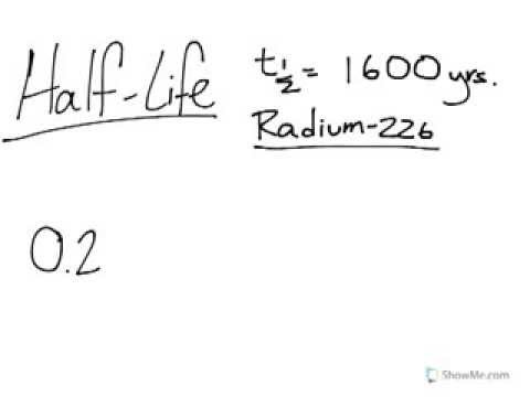 Half Life Calculations Part 1 (easy way)