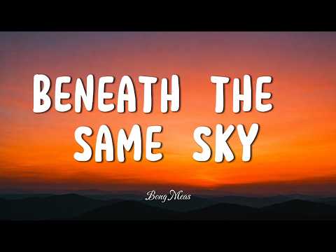 Beneath the Same Sky | Official Lyric Video | Emotional Long Distance Love Song