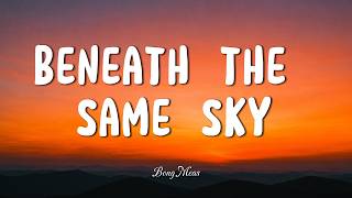 Beneath the Same Sky | Official Lyric Video | Emotional Long Distance Love Song