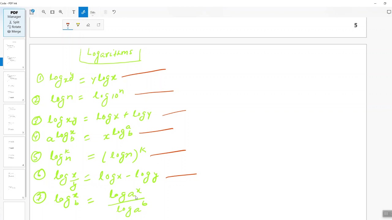 Logarithms in Time Complexity Video-8 - YouTube
