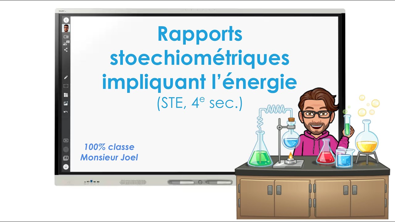 🧬 Rapports stoechiométriques impliquant l'énergie // STE, 4e secondaire