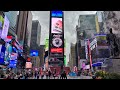 New York City Live Walking Tour from Times Square to Bryant Park Winter Village (October 30, 2020)