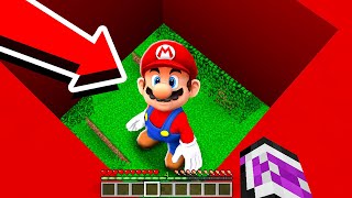 ? ¿¡ENCONTRAMOS LA BASE BAJO TIERRA DE SUPER MARIO .EXE EN MINECRAFT!? ? MINECRAFT TROLL