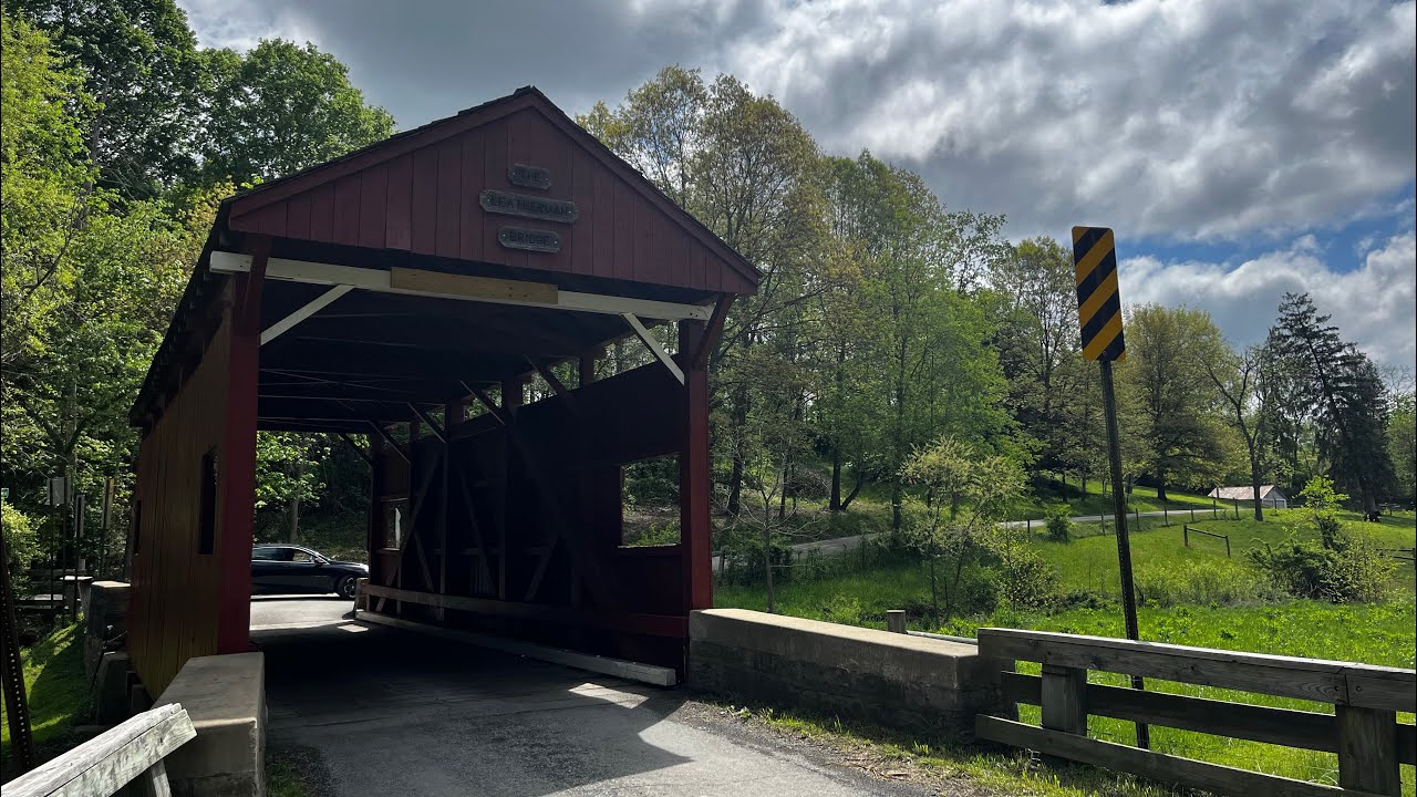 Historic Letherman Covered Bridge ~ Scenery Hill, Pennsylvania