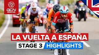 Longest And Flattest Stage Leads To Fast Finish! | Vuelta A España 2022 Stage 3 Highlights