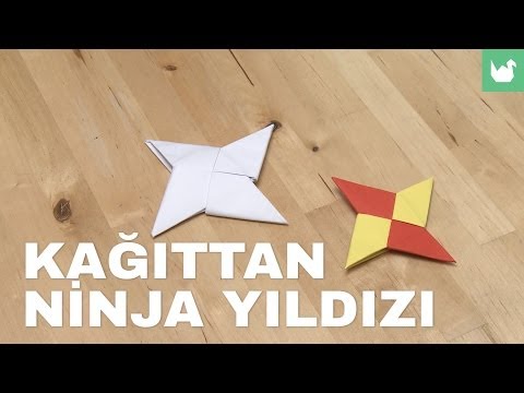 Kolayca origami yapmayı öğrenin: Kağıttan Ninja Yıldızı