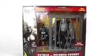 DC COMICS MULTIVERSE ARKHAM CITY BATMAN & SOLOMON GRUNDY 3 3/4" FIGURE 2 PACK