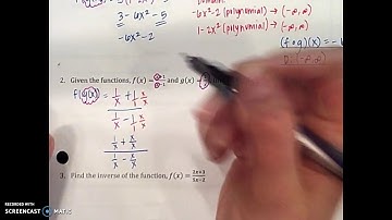 Algebra 2 Honors Chapter 5 Study Guide #1, 2