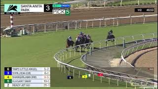 Tam’s Little Angel wins Race 3 on Saturday, October 18 at Santa Anita Park
