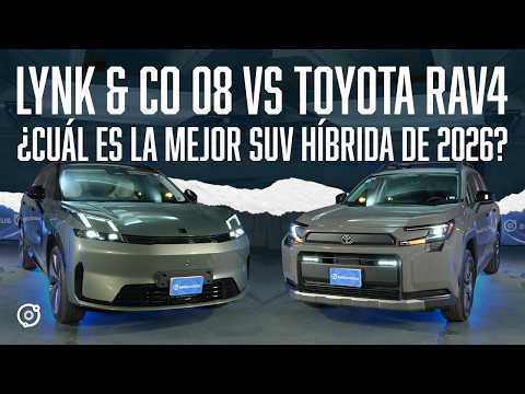Video: Lynk &amp; Co 08 vs Toyota RAV4  - ¿Cuál es la mejor SUV híbrida de 2026? | Autocosmos