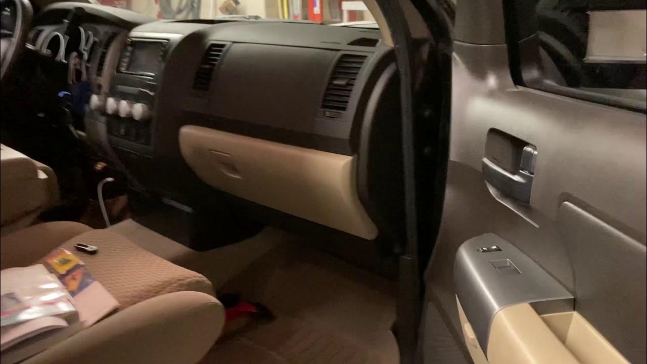 2010 Toyota Tundra Cabin Air Filter inspection and replacement in 3