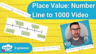 Place Value: Number Line to 1000 Video - Maths Concepts