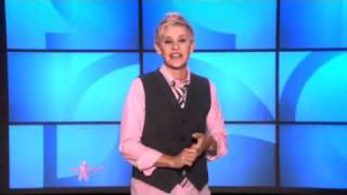 Ellen Begins Breast Cancer Awareness Month