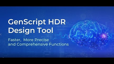 GenScript HDR Design Tool User Guide