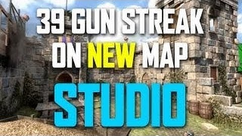 BO2: NUCLEAR on "Studio" W/39 Gunstreak "NEW" Uprising DLC Map "FIRING RANGE IN BLACK OPS 2"