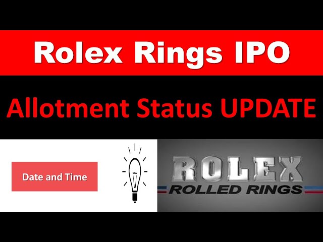 Rolex Rings IPO allotment date today. Here's how to check application status  | Mint