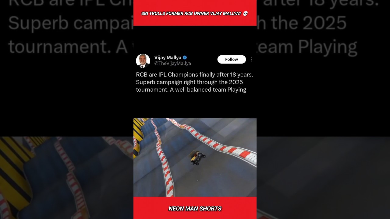 SBI Trolls Former RCB Owner Vijay Mallya? 💀 