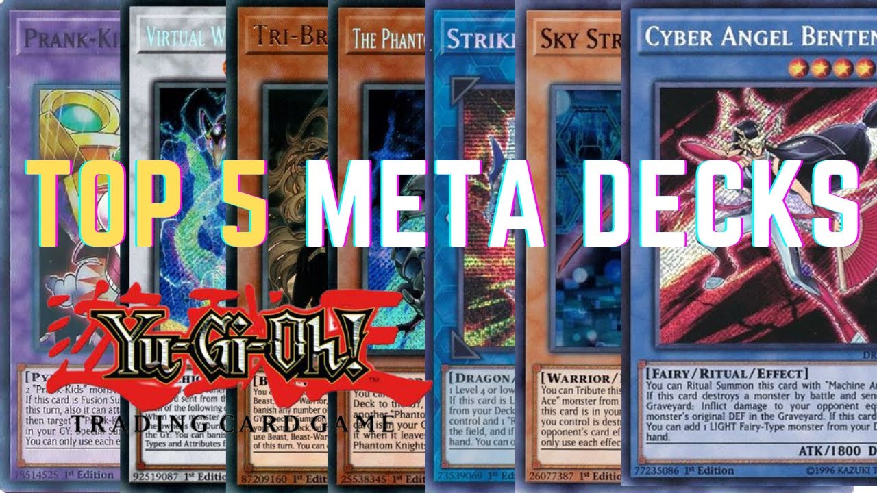 TOP 5 META DECKS - August 2021 - Yu-Gi-Oh!