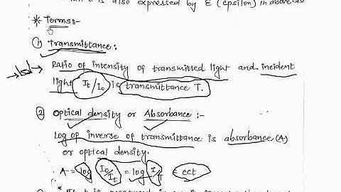Colourimetry Lecture-3 by YJS